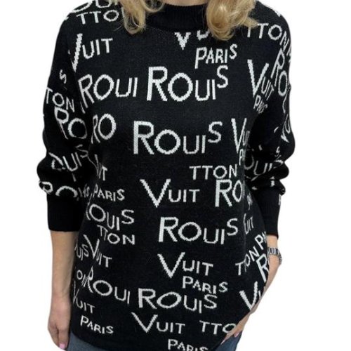 Свитер Ekvato (48-54) 25401 black (деми) Ekvato 25401 black