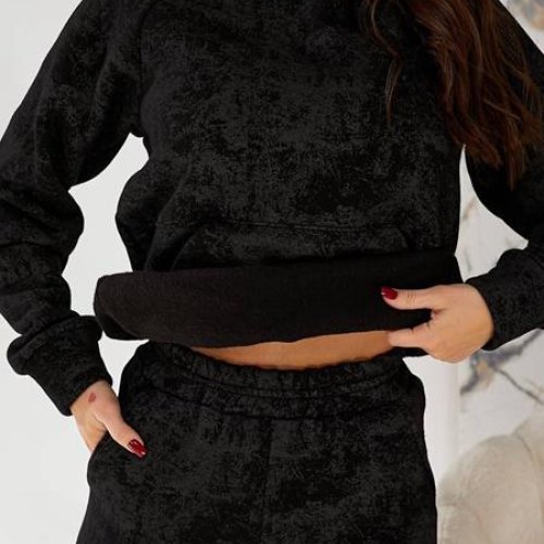 Костюм спорт WideRange (42-56) 884 black (зима) WideRange 884 black