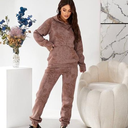 Костюм спорт WideRange (42-56) 884 brown (зима) WideRange 884 brown