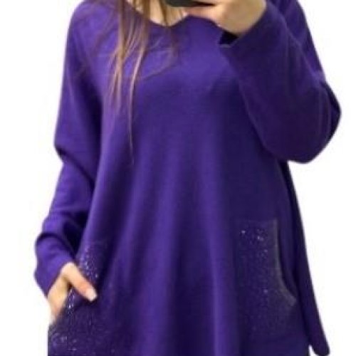 Свитер Novetly Store (52-58) 25204 purple (деми) Novetly Store 25204 purple