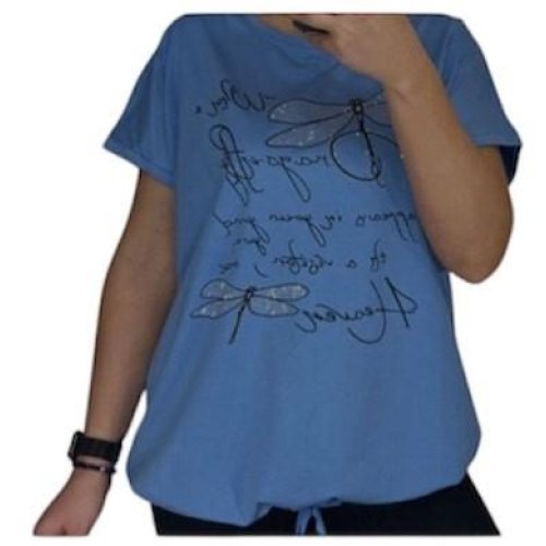Футболка Novetly Store (L-2XL) 25306 blue (лето) Novetly Store 25306 blue