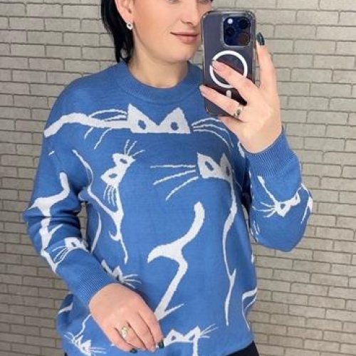 Свитер Shipi (46-50) 25402 blue (деми) Shipi 25402 blue