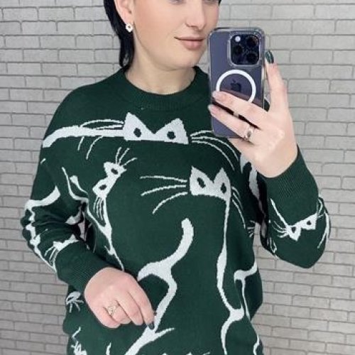 Свитер Shipi (46-50) 25402 green (деми) Shipi 25402 green
