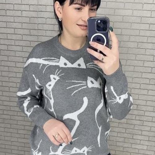 Свитер Shipi (46-50) 25402 grey (деми) Shipi 25402 grey