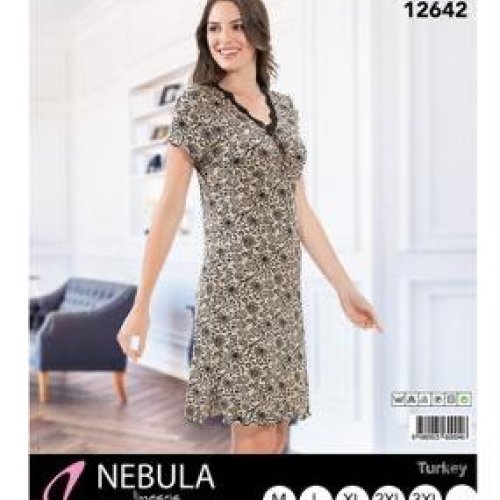 Ночнушка Disneyopt (M-3XL) 12642 beige (лето) Disneyopt 12642 beige