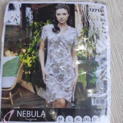 Ночнушка Disneyopt (M-3XL) 12710 grey (лето) Disneyopt 12710 grey