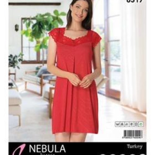 Ночнушка Disneyopt (M-3XL) 6517 red (лето) Disneyopt 6517 red