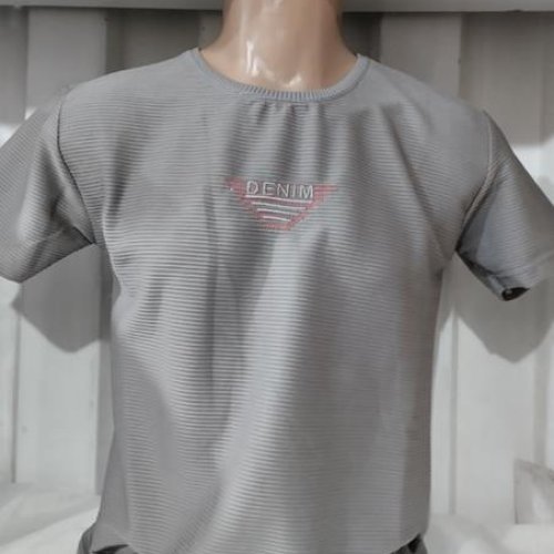Футболка Panda (M-2XL) 1597 grey (лето) Panda 1597 grey