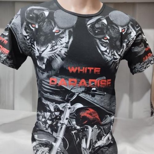 Футболка Panda (M-2XL) 1616 black (лето) Panda 1616 black