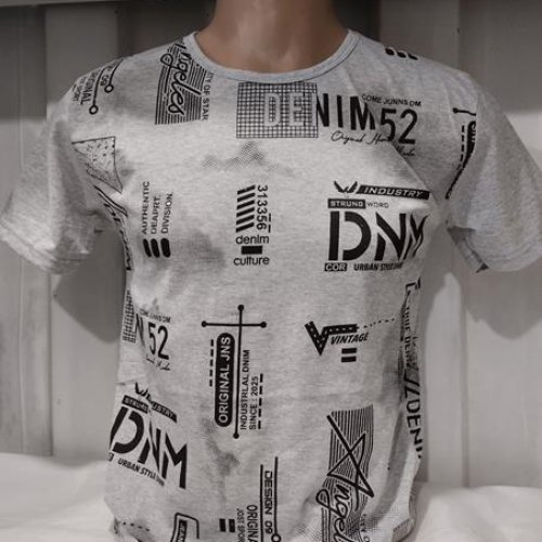 Футболка Panda (M-2XL) 1627 grey (лето) Panda 1627 grey