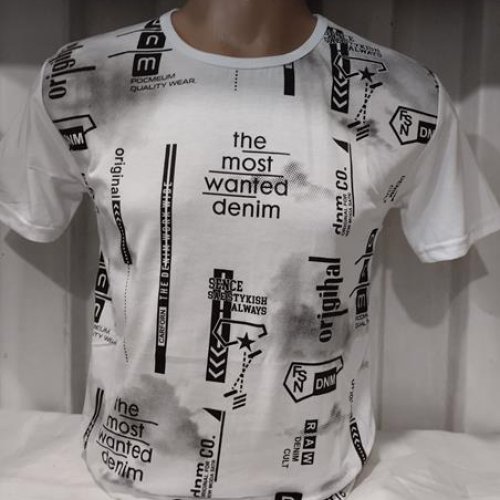 Футболка Panda (M-2XL) 1637 white (лето) Panda 1637 white