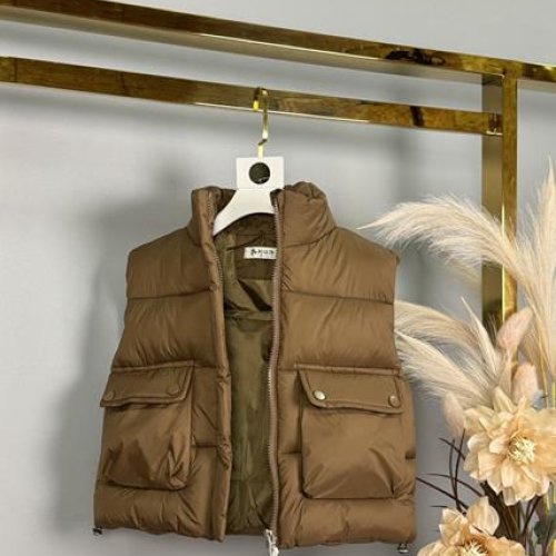 Жилетка Delfinka (100-140) 8131 khaki (деми) Delfinka 8131 khaki