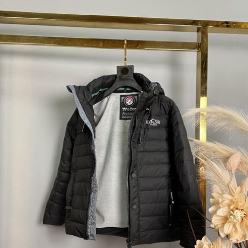 Куртка Delfinka (116-140) B35 black (деми) Delfinka B35 black