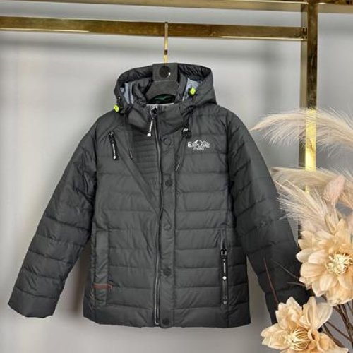 Куртка Delfinka (116-140) B35 d.grey (деми) Delfinka B35 d.grey