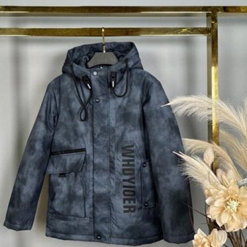 Куртка Delfinka (140-164) B812 grey (деми) Delfinka B812 grey