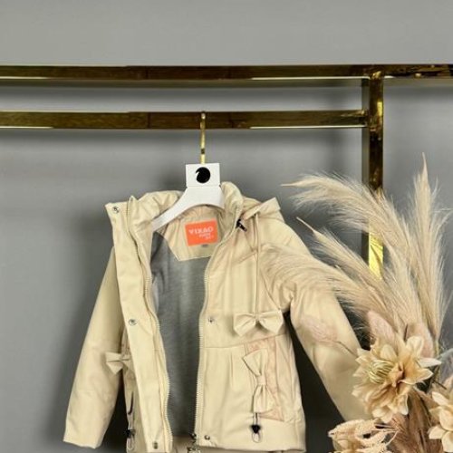 Куртка Delfinka (92-116) M707 beige (деми) Delfinka M707 beige