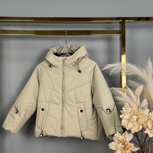 Куртка Delfinka (122-164) W6660 beige (деми) Delfinka W6660 beige