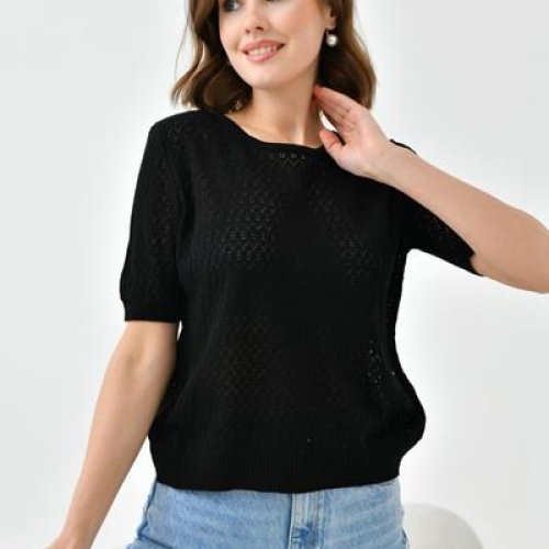 Футболка Karon (S-M) 10657 black (лето) Karon 10657 black