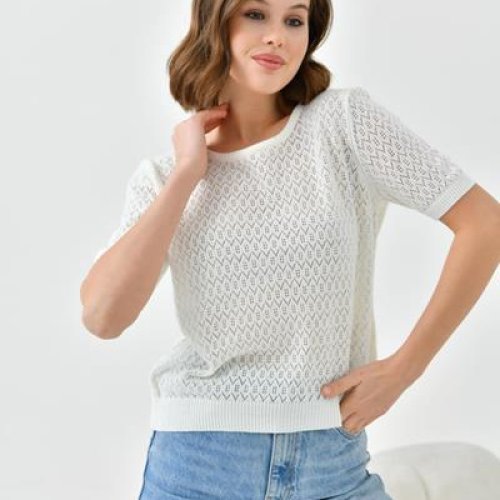Футболка Karon (S-M) 10657 white (лето) Karon 10657 white