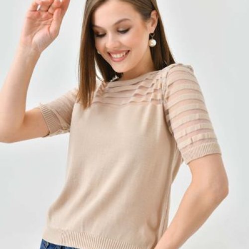 Футболка Karon (S-M) 10725 beige (лето) Karon 10725 beige