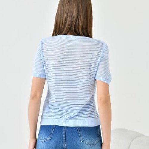 Футболка Karon (S-M) 10747 l.blue (лето) Karon 10747 l.blue