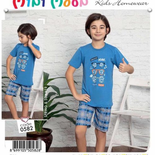 Пижама Disneyopt (5-12) 0582 l.blue (лето) Disneyopt 0582 l.blue