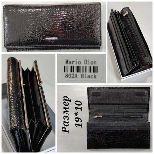 Кошелек Chus (19*10) TH-802A black (деми) Chus TH-802A black