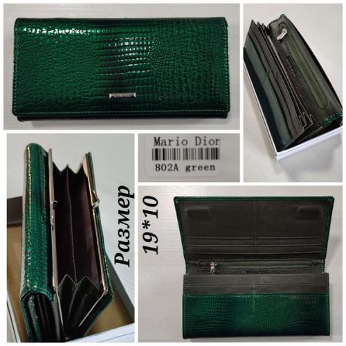 Кошелек Chus (19*10) TH-802A green (деми) Chus TH-802A green