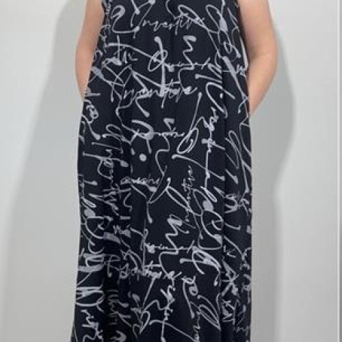 Сарафан BASE (48-52) 1109D black (лето) BASE 1109D black