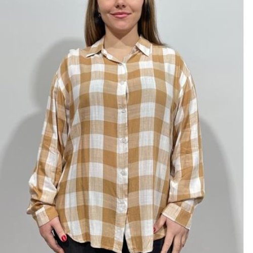 Рубашка BASE (2XL-5XL) 251+ beige (деми) BASE 251+ beige