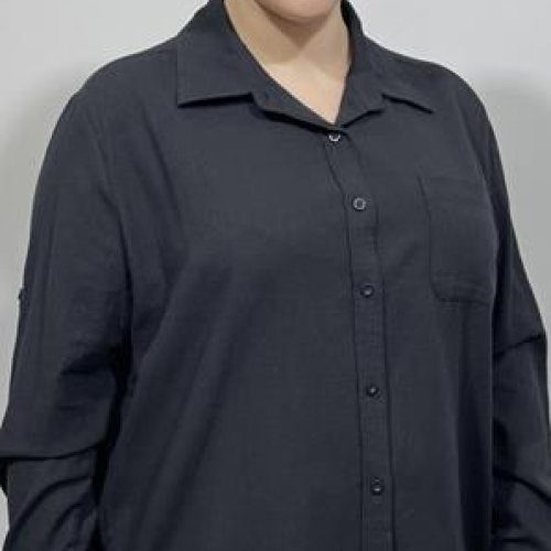 Рубашка BASE (4XL-7XL) C1302+ black (деми) BASE C1302+ black