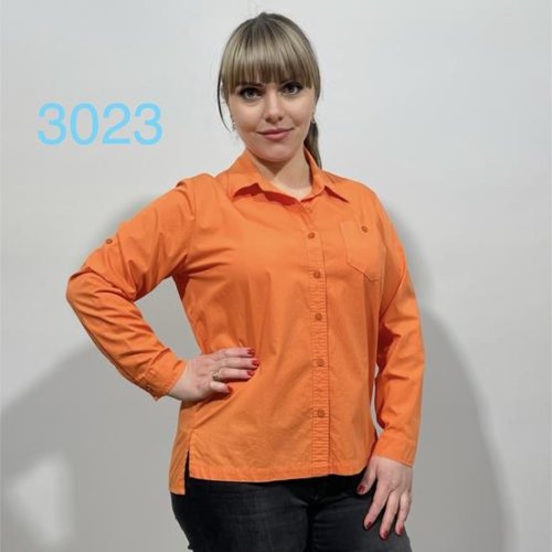 Рубашка BASE (48-56) C3023 orange (деми) BASE C3023 orange