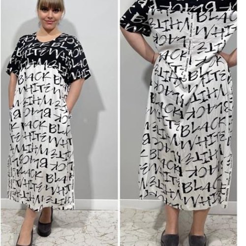 Платье BASE (2XL-6XL) CL7075 white (лето) BASE CL7075 white