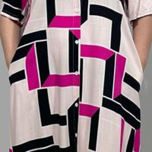 Платье BASE (XL-5XL) CL7582 crimson (лето) BASE CL7582 crimson
