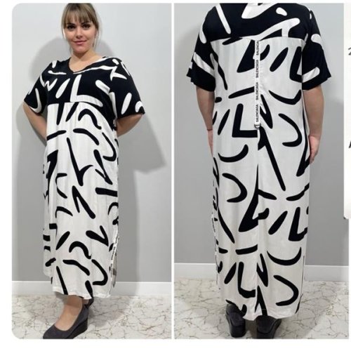 Платье BASE (2XL-6XL) CL9075 white (лето) BASE CL9075 white