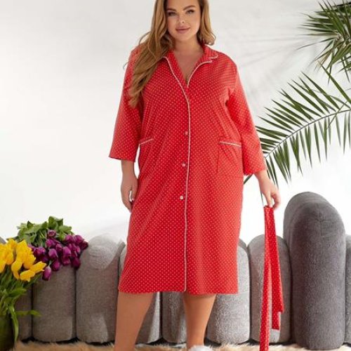 Халат BAT (44-54) BT148 red (деми) BAT BT148 red