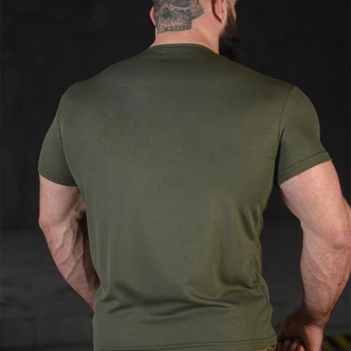 Футболка Madoka (M-3XL) 726 green (лето) Madoka 726 green