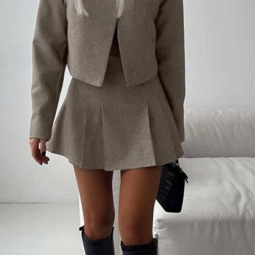 Костюм Beliakova (42-46) 639 beige (деми) Beliakova 639 beige