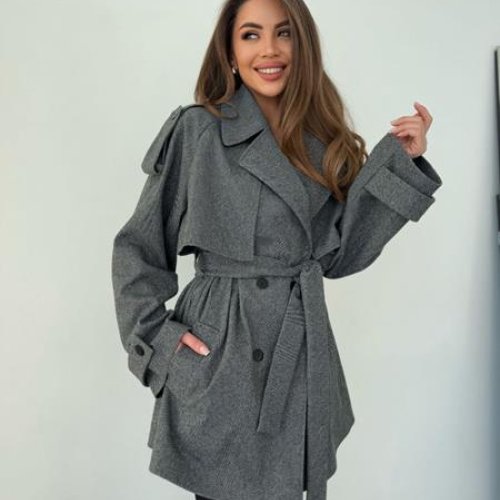 Пальто Beliakova (42-46) 647 grey (деми) Beliakova 647 grey