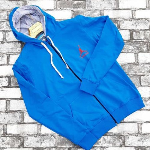 Кофта спорт Sport style (M-2XL) 23-1- l.blue (деми) Sport style 23-1- l.blue
