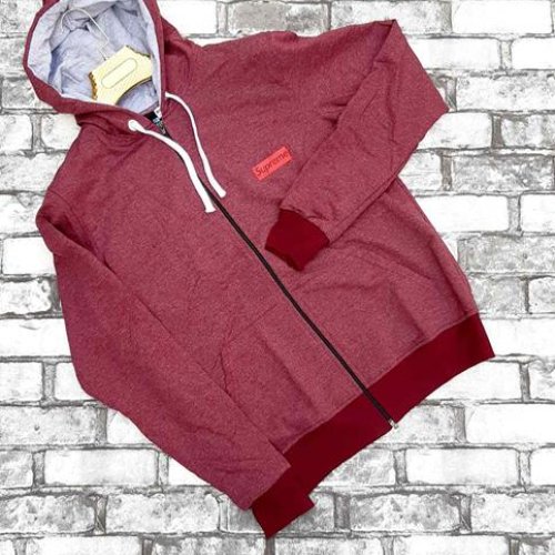 Кофта спорт Sport style (M-2XL) 23-1-2 red (деми) Sport style 23-1-2 red
