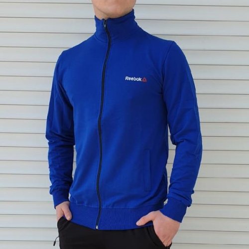 Кофта спорт Sport style (M-2XL) 23-1-3 blue (деми) Sport style 23-1-3 blue