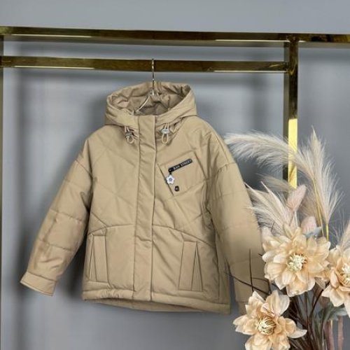Куртка Delfinka (128-152) 1117 beige (деми) Delfinka 1117 beige