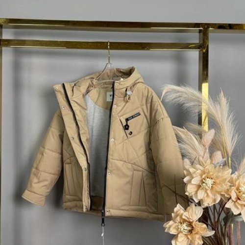 Куртка Delfinka (128-152) 1117 beige (деми) Delfinka 1117 beige