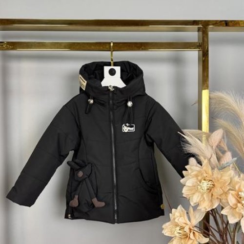 Куртка Delfinka (98-122) 1120 black (деми) Delfinka 1120 black
