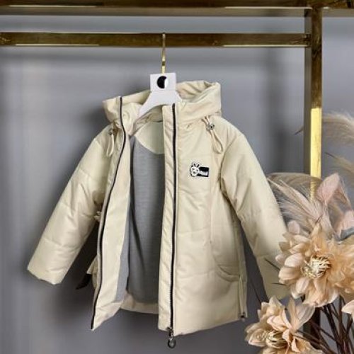 Куртка Delfinka (98-122) 1120 l.beige (деми) Delfinka 1120 l.beige
