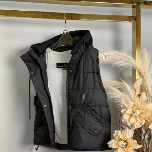 Жилетка Delfinka (116-146) 6M-31 black (деми) Delfinka 6M-31 black