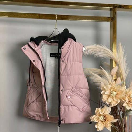Жилетка Delfinka (116-146) 6M-31 pink (деми) Delfinka 6M-31 pink