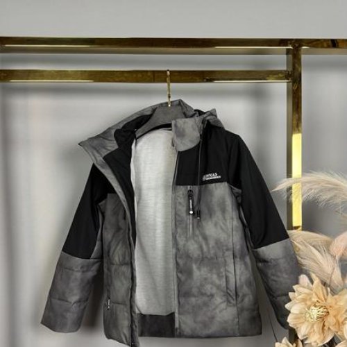 Куртка Delfinka (122-146) B50 grey (деми) Delfinka B50 grey