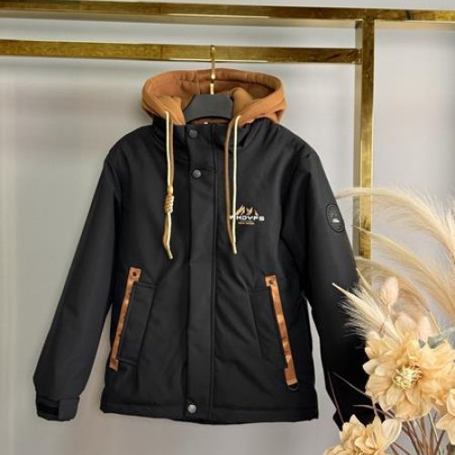 Куртка Delfinka (134-158) B807 black (деми) Delfinka B807 black